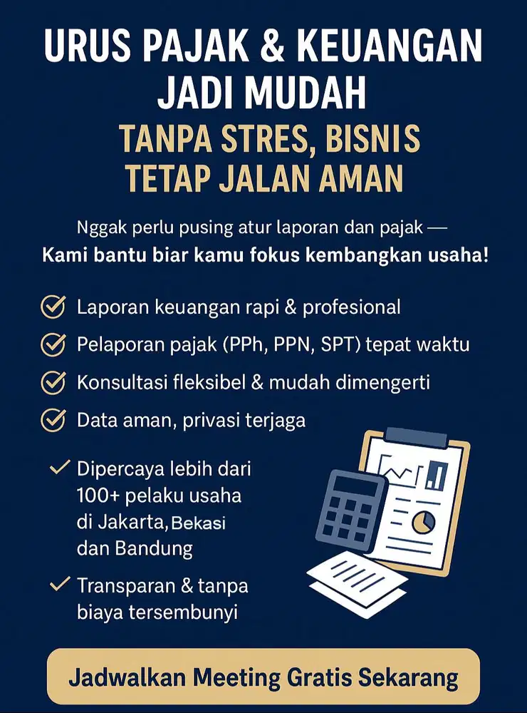 Jasa Konsultan Pajak, Jasa Akuntansi, Jasa Pembukuan, Audit KAP