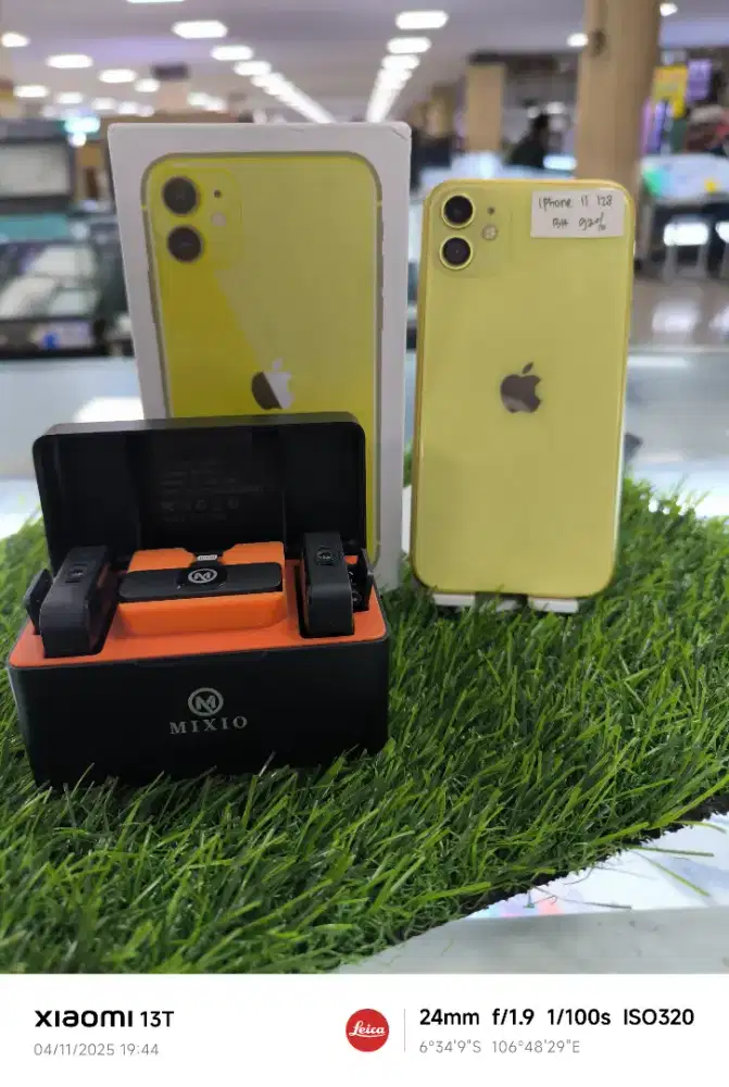 iphone 11 128Gb inter plus micropohone mixio
