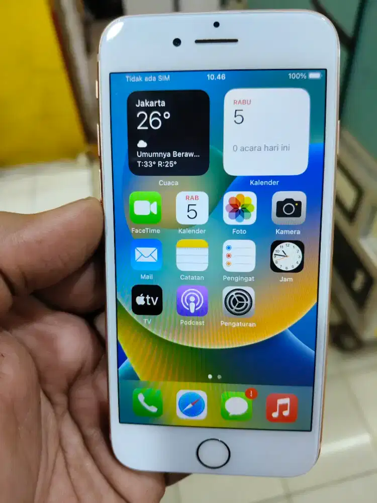 iphone 8 256 unit + kabel data