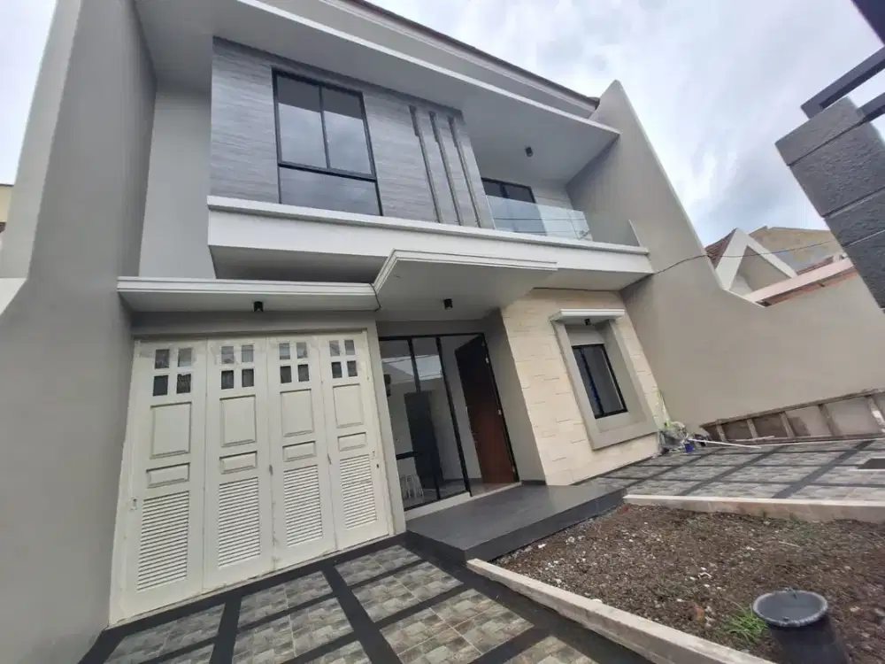 Langka MANYAR luas 200 baru gress 2lt full dekat dharmahusada, kertajaya,raya MERR one gate sistem