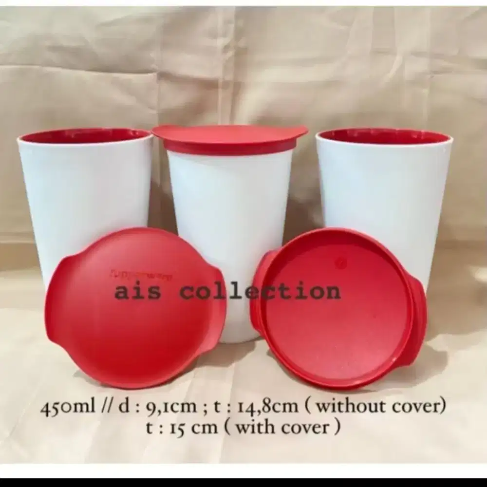 Gelas minum tupperware