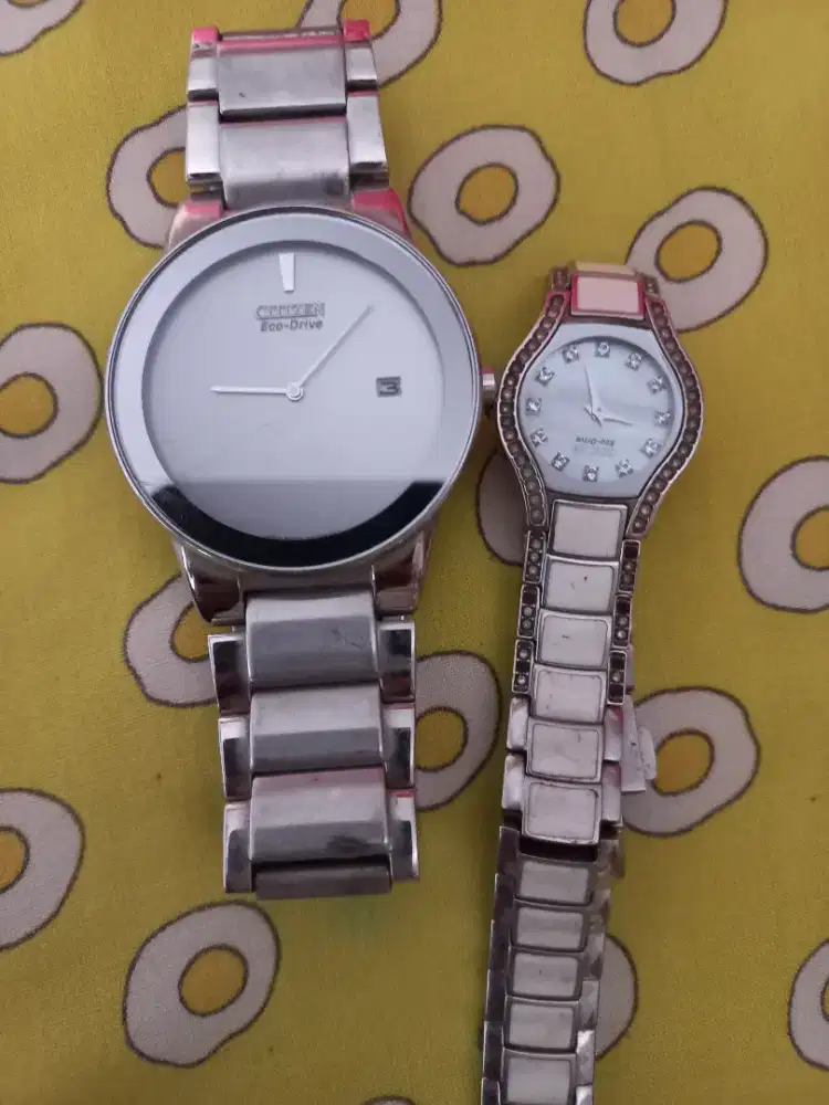 Di jual jam tangan citizen eco drive sepasang
