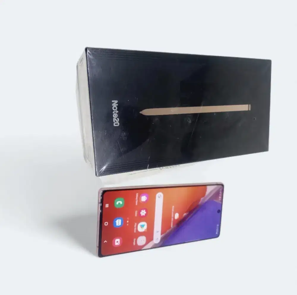 Hp samsung note 20 256gb second lengkap resmi