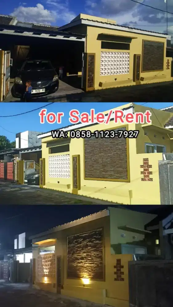 Dijual murah, 1 Rumah baru selesai Renov