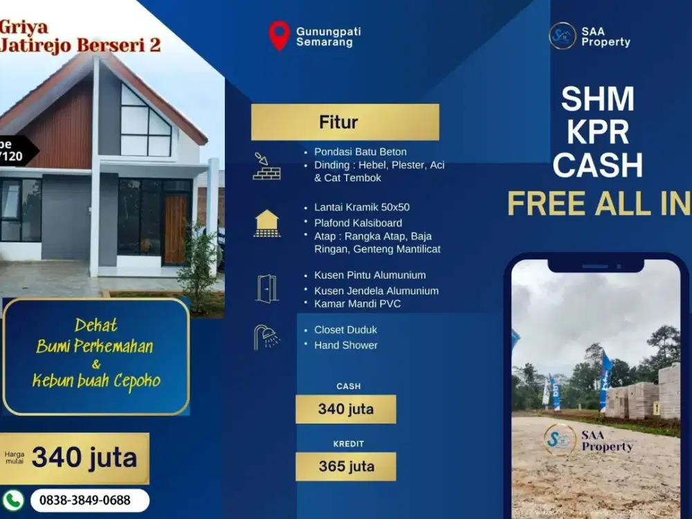 Investasi Cerdas Rumah Cantik di Griya Jatirejo 2 Gunungpati
