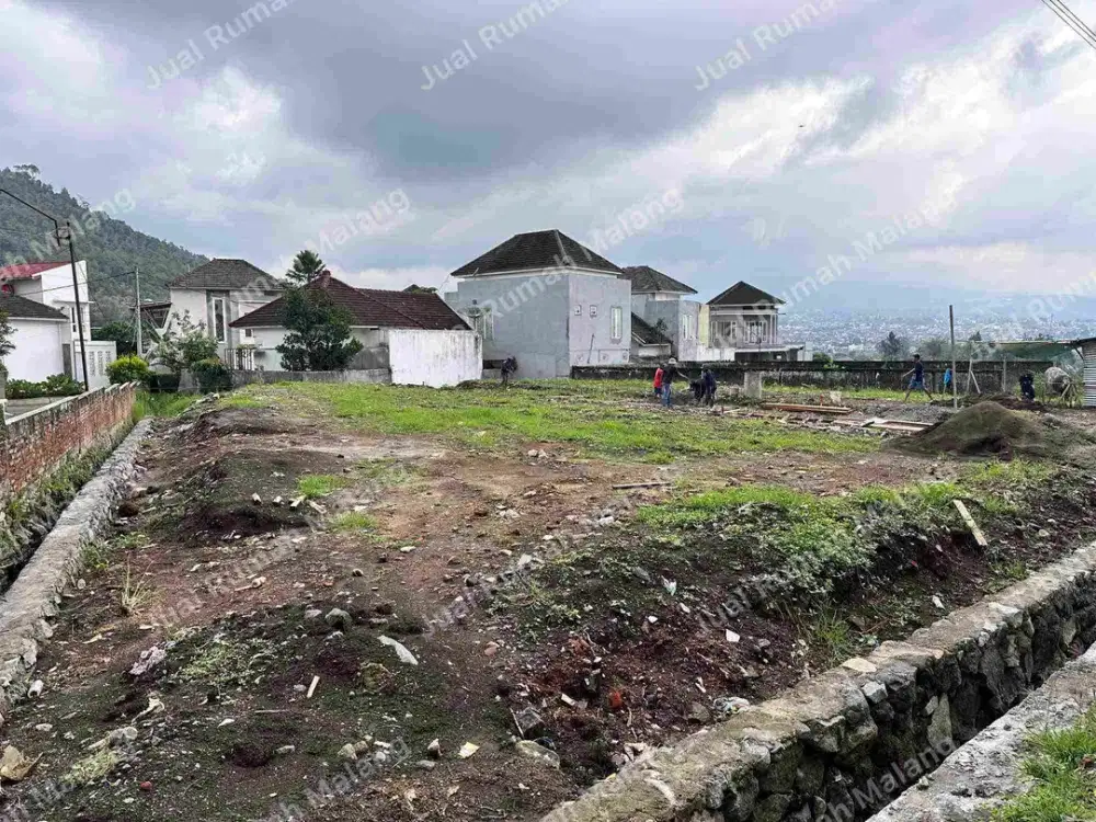 Dijual Cepat Tanah Kavling View Pegunungan dekat Balaikota Among Tani Kota Batu