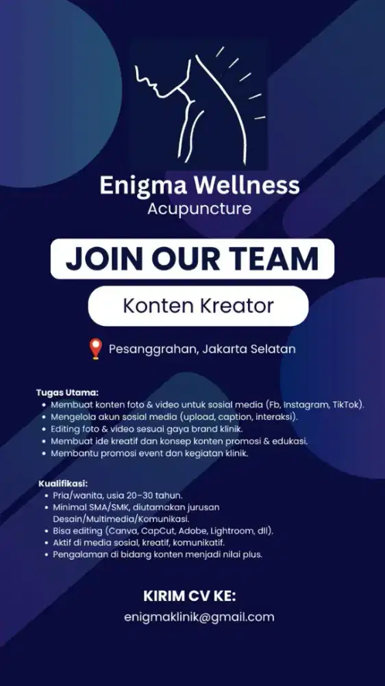 Lowongan kerja konten kreator