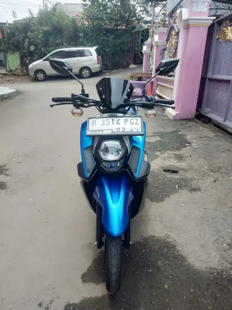 New X Ride 125 bluecore tahun 2019. Mulus