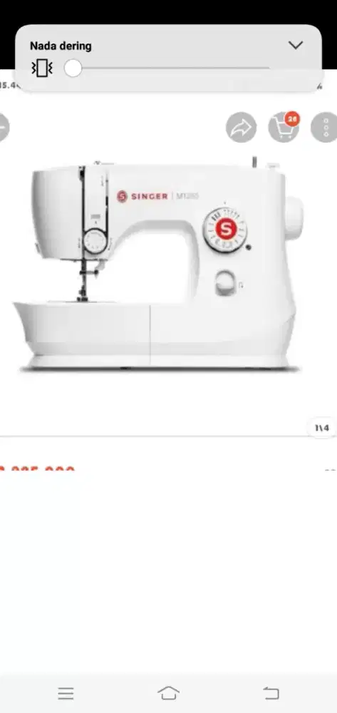 Jual mesin jahit multi fungsi portable