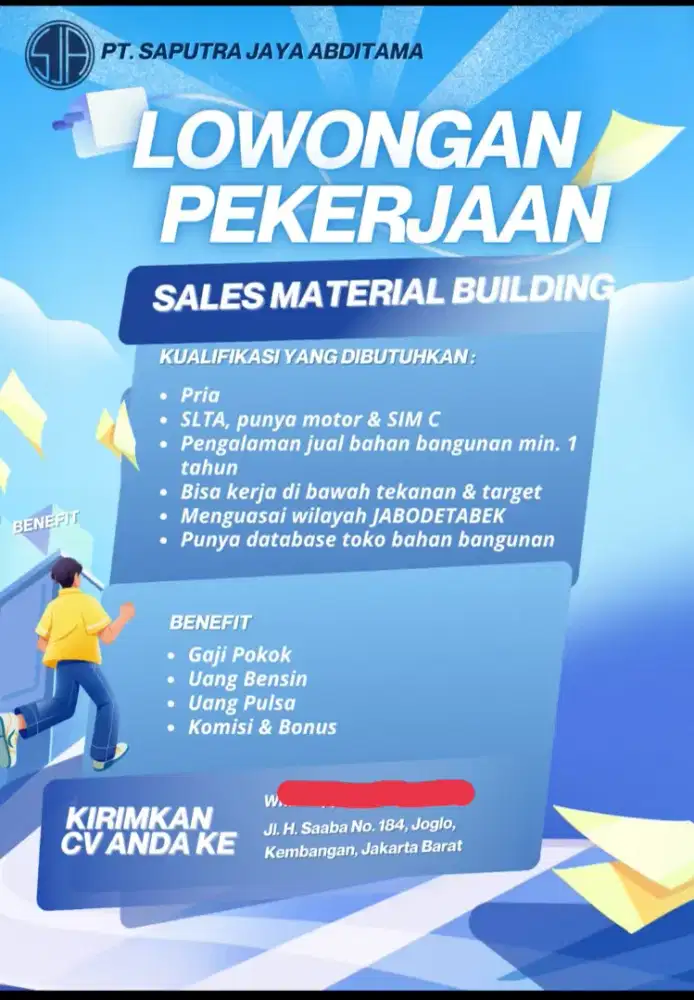 Sales Bahan Bangunan