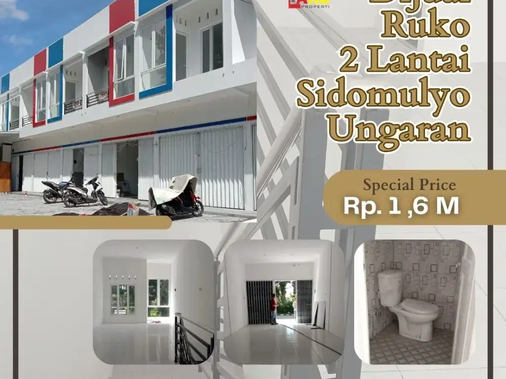 Dijual Ruko 2 Lantai Lokasi Super Premium di Tengah Kota Ungaran