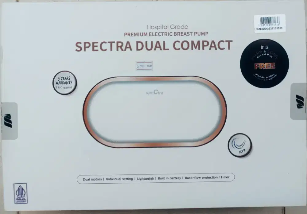 Dijual pompa ASI premium merk Spectra Dual Compact