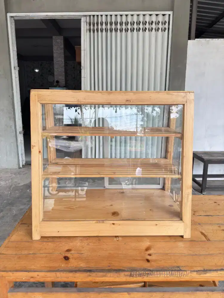 Etalase Kayu Food Display