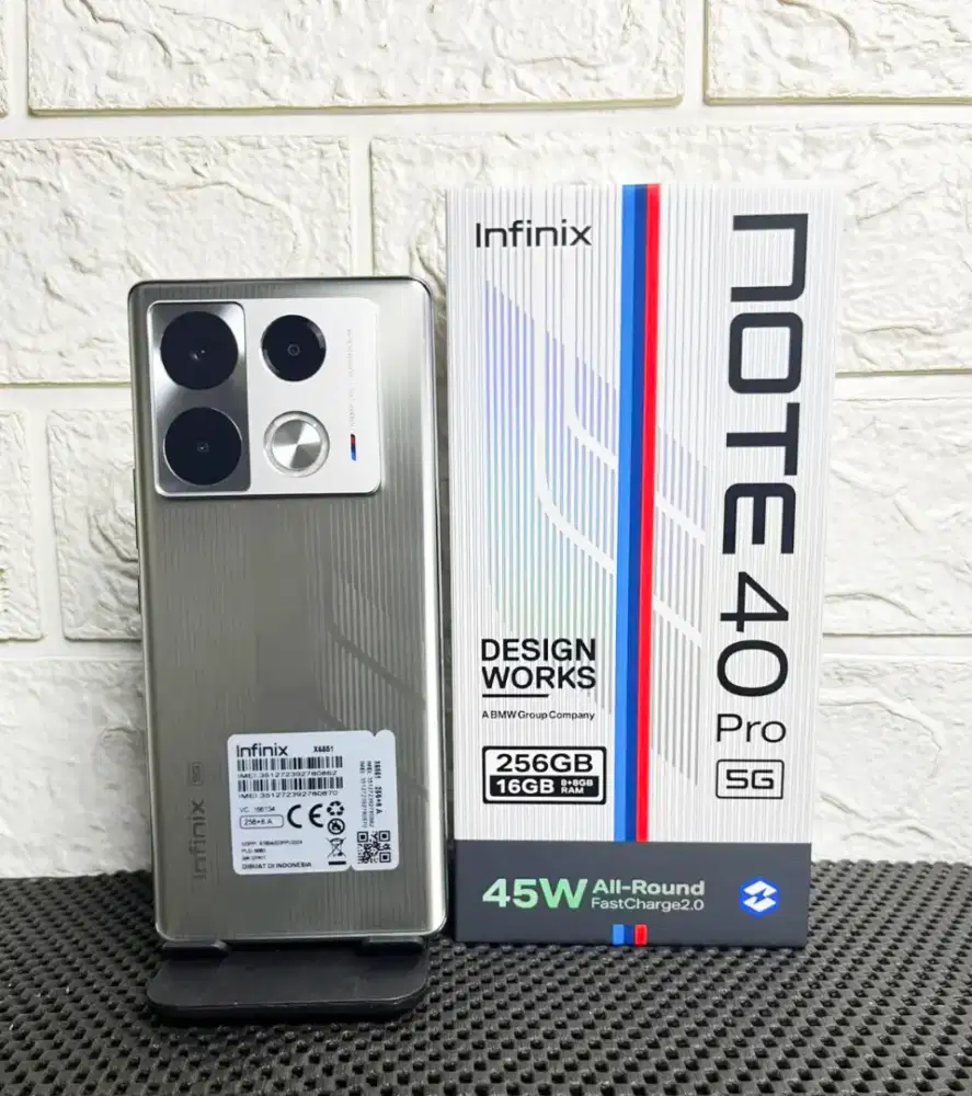 Infinix Note 40 Pro 5G BMW Series Fullset Garansi 10 Bulan Lebih