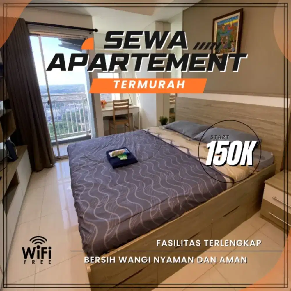 Sewa Apartemen Harian/Transit SPRINGWOOD RESIDENCE TANGERANG Termurah