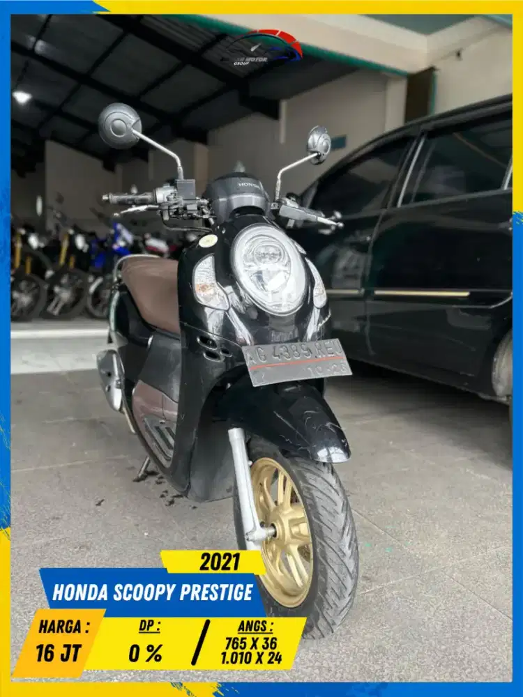HONDA SCOOPY PRESTIGE 2021 PLAT AG GASS LURR HIKMAH MOTOR KEPUH MALANG