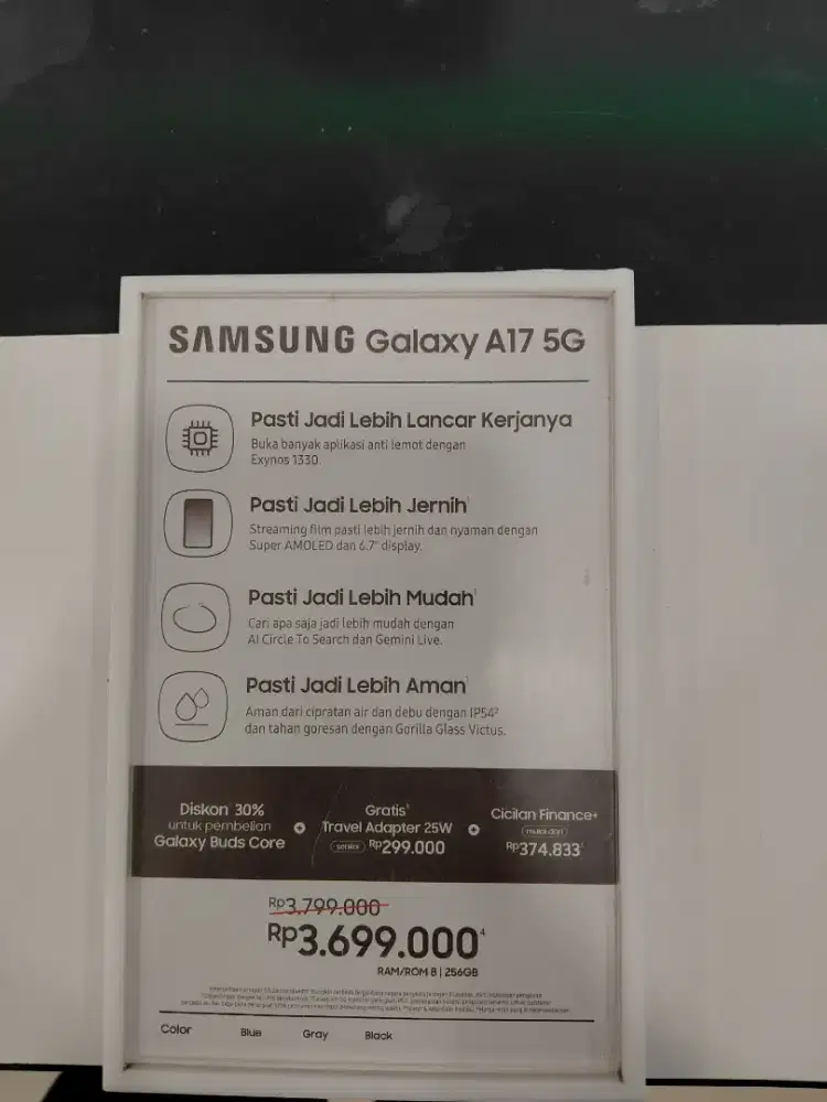 SAMSUNG A17 lte
