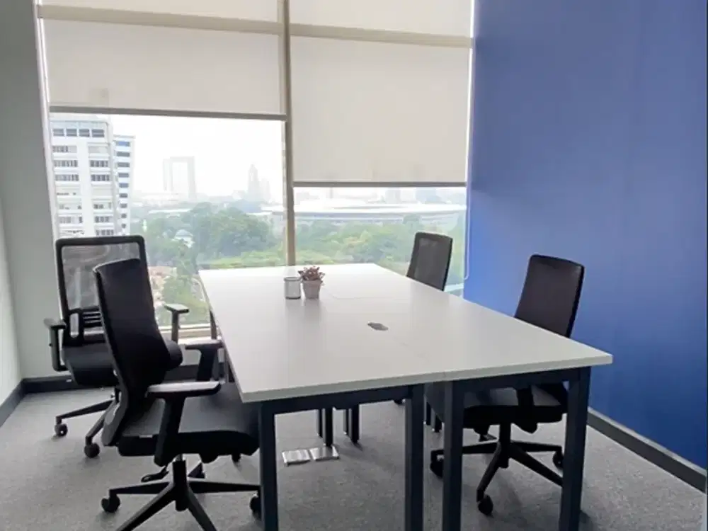 Sewa Kantor Fully Furnished 4 Pax di Menara Caraka Mega Kuningan