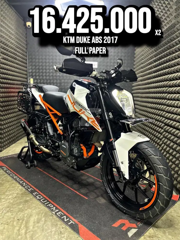KTM DUKE 250 ABS 2017 MODIF TOURING LOW KM PAJAK ON RAWATAN SUPERB