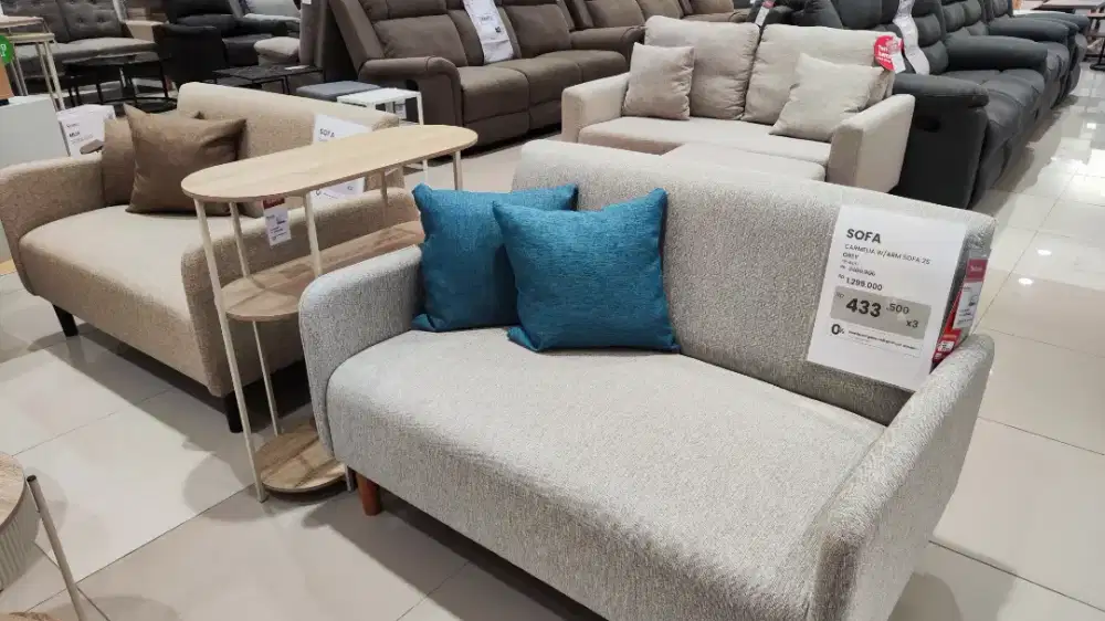 Promo Murah Sofa Fabric 2 Seater