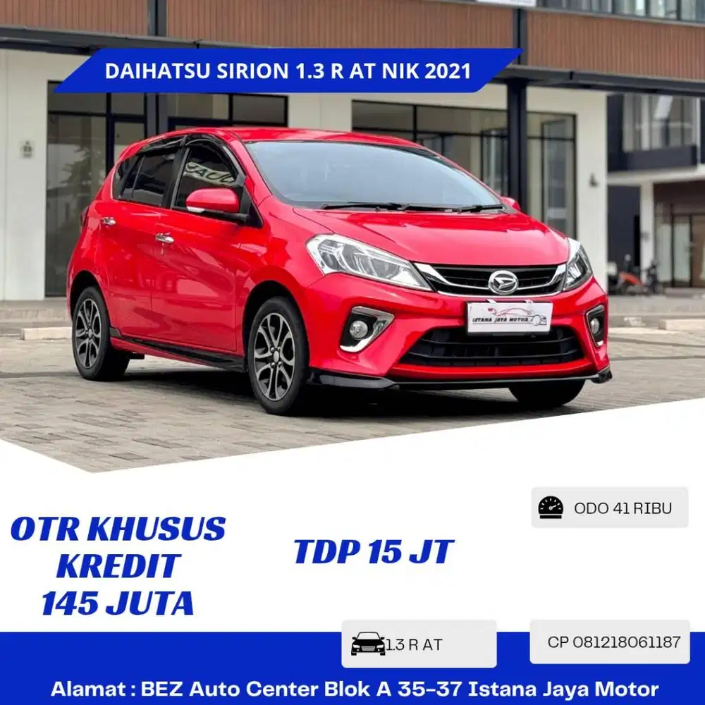 DAIHATSU SIRION 1.3 R AT NIK 2021