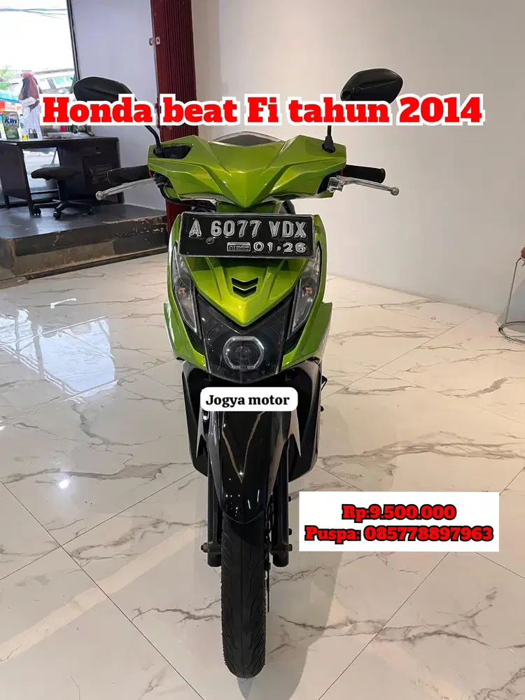 Honda beat fi tahun 2014