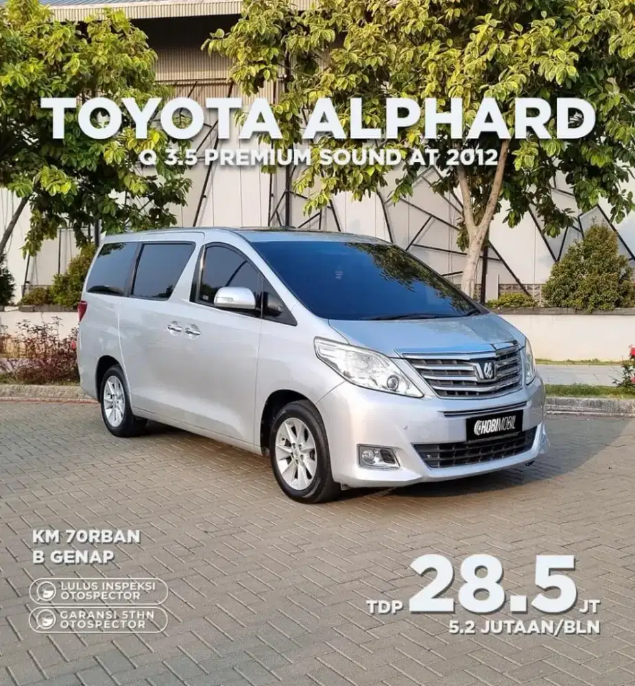 Alphard Q 3.5 Premium Sound AT Thn 2012