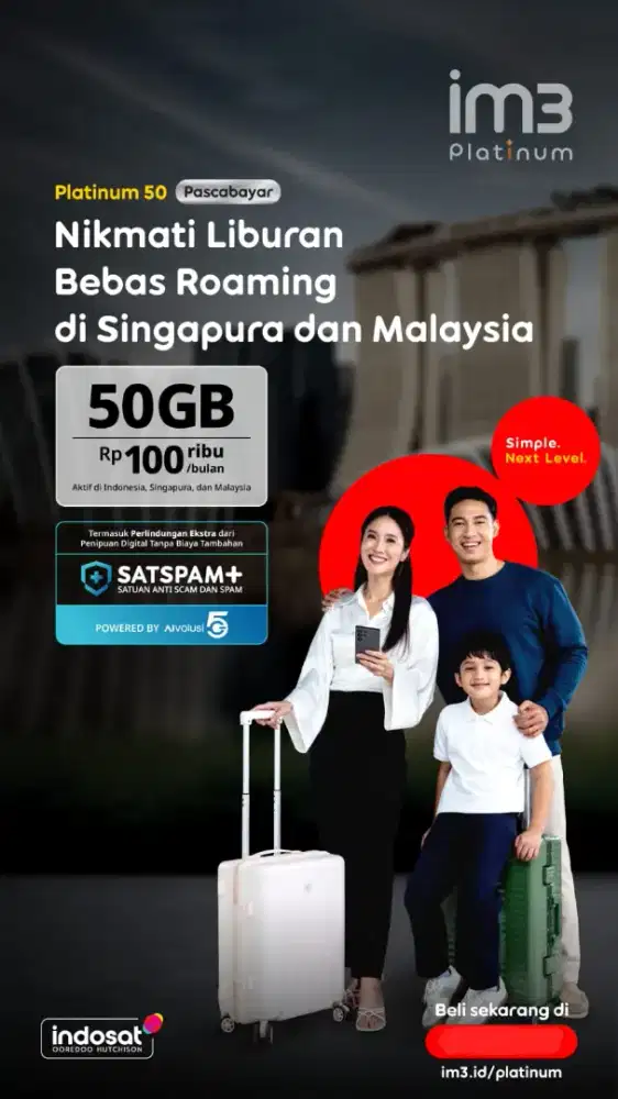 PAKET DATA INDOSAT KUOTA MULAI 50GB FREE REQUEST NOMOR CANTIK