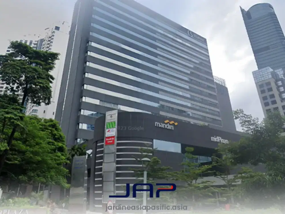 Sewa Kantor Mid Plaza Luas 209 M2 Bare area Sudirman Akses MRT