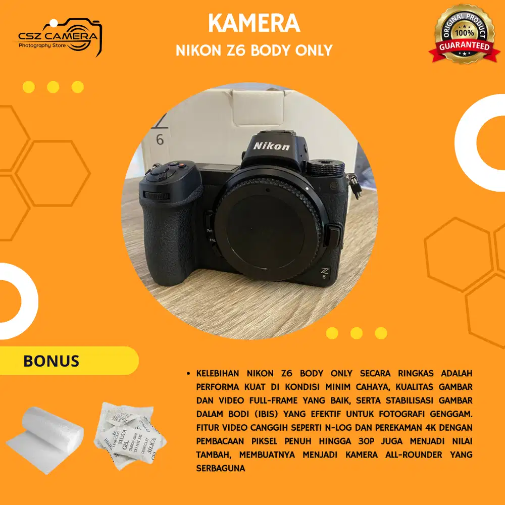 Nikon Z6 Body Only Normal Bergaransi