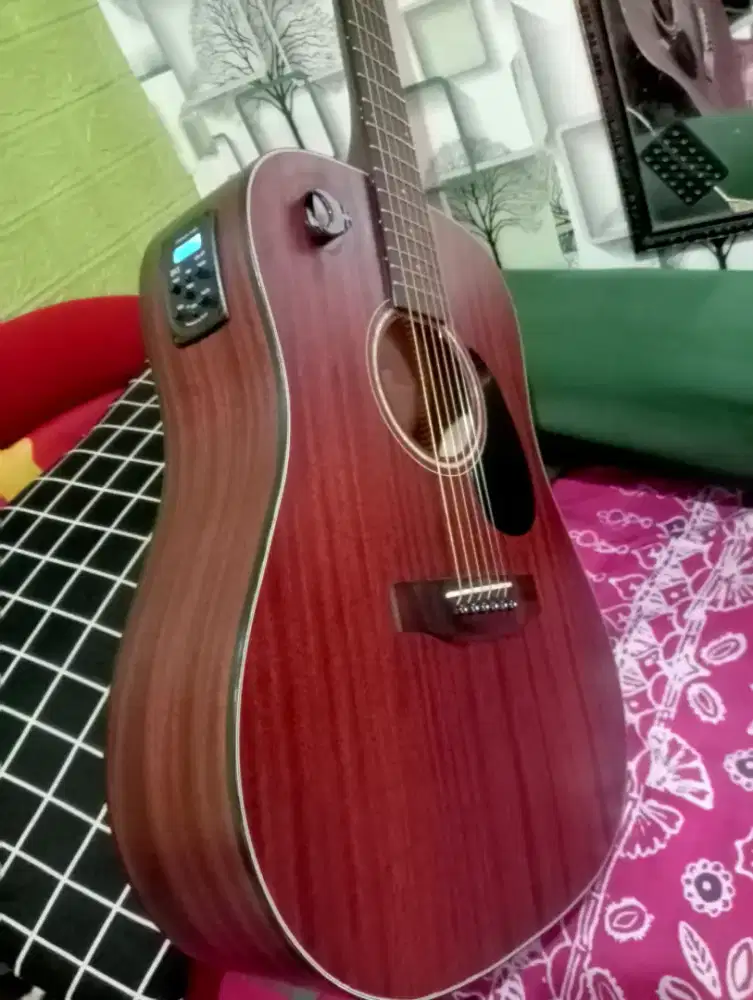 Gitar Delta akustik elektrik dd320e original siap pakai