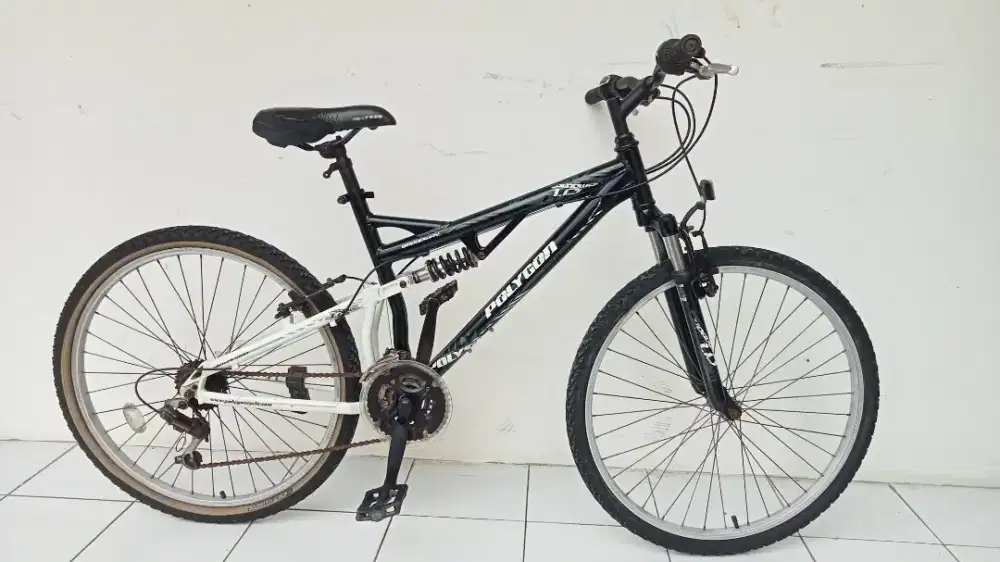 Polygon Broadway (Alloy) Fullsus 26 sepeda gunung MTB mulus siap pakai