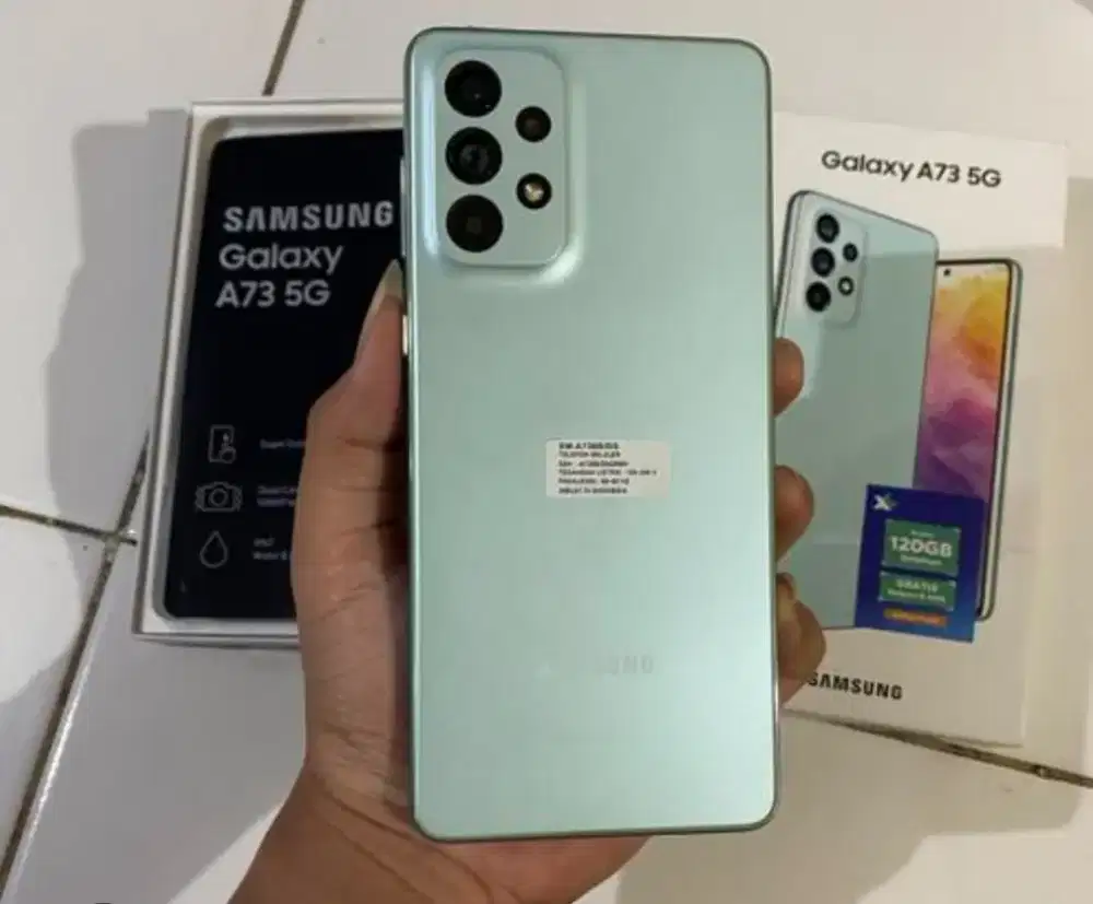 Murah hp Samsung A73 5G 8/256 lkp, bs TT