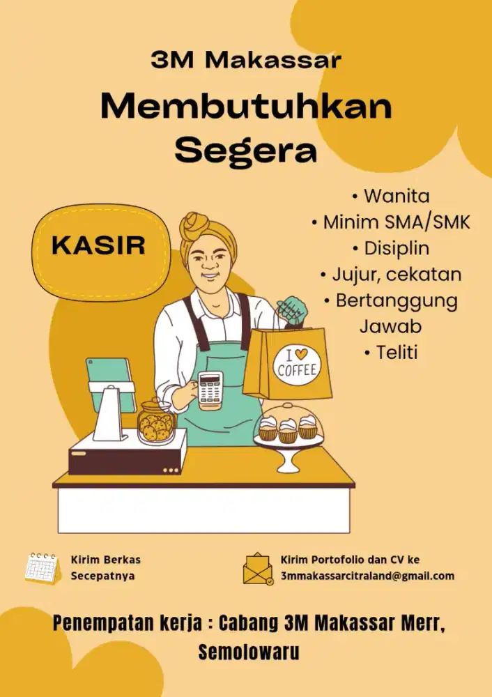 lowongan kerja kasir di resto