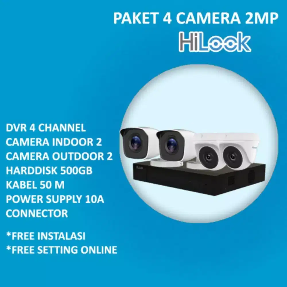 paket cctv hilook 2mp
