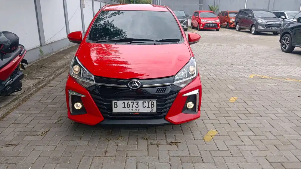 Daihatsu Ayla 1.2 R MT 2022 Merah PREMIUM B1673CIB