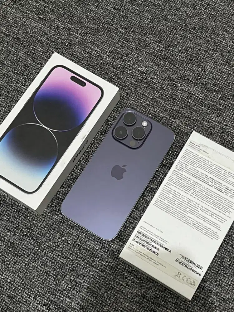 Iphone 14 pro 256gb resmi beacukai anti blokir dus original