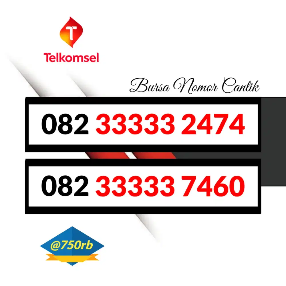 Kartu Perdana Cantik Telkomsel Reguler Prabayar