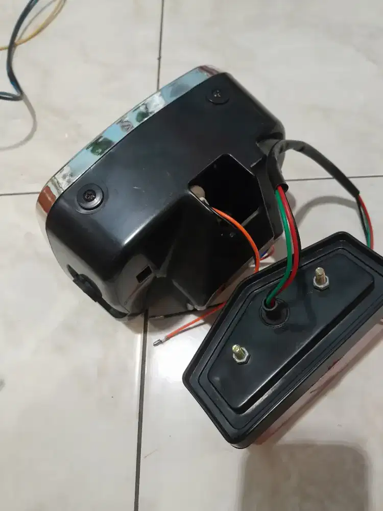 Lampu motor rk king depan belakang