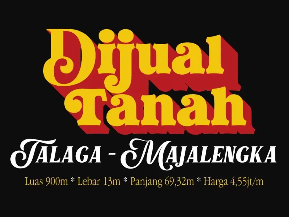 JUAL TANAH MURAH, MAJALENGKA, TALAGA, CIKIJING, CIREBON,