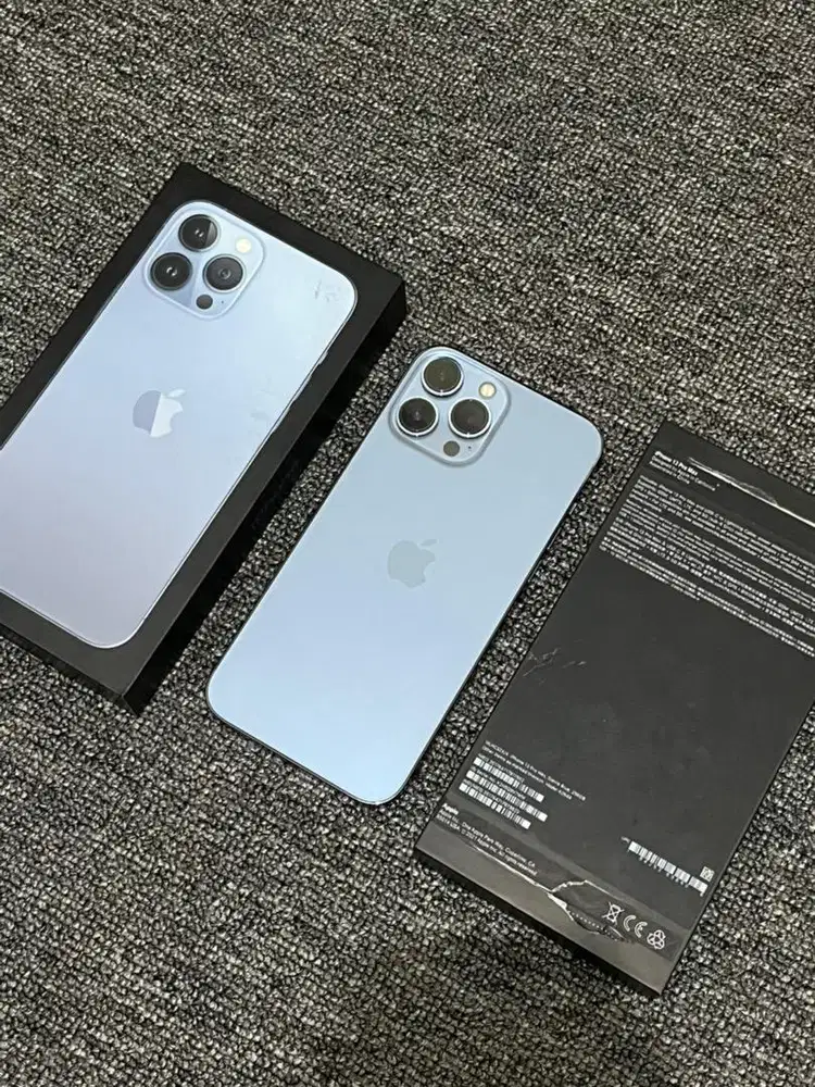 Iphone 13 pro max 256gb dual sim fisik inter fullset dus original