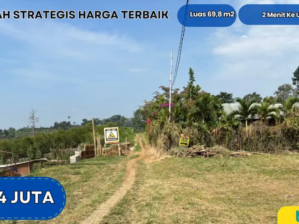 Investasi Tanah Kavling Astisia 3 – Akses Mudah ke UIN 3 & Jalan Raya