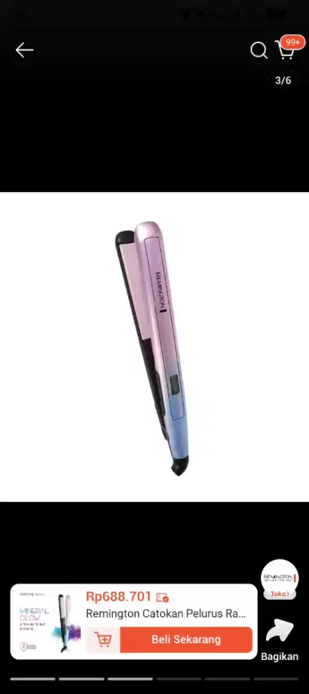 CATOKAN/PELURUS RAMBUT REMINGTON