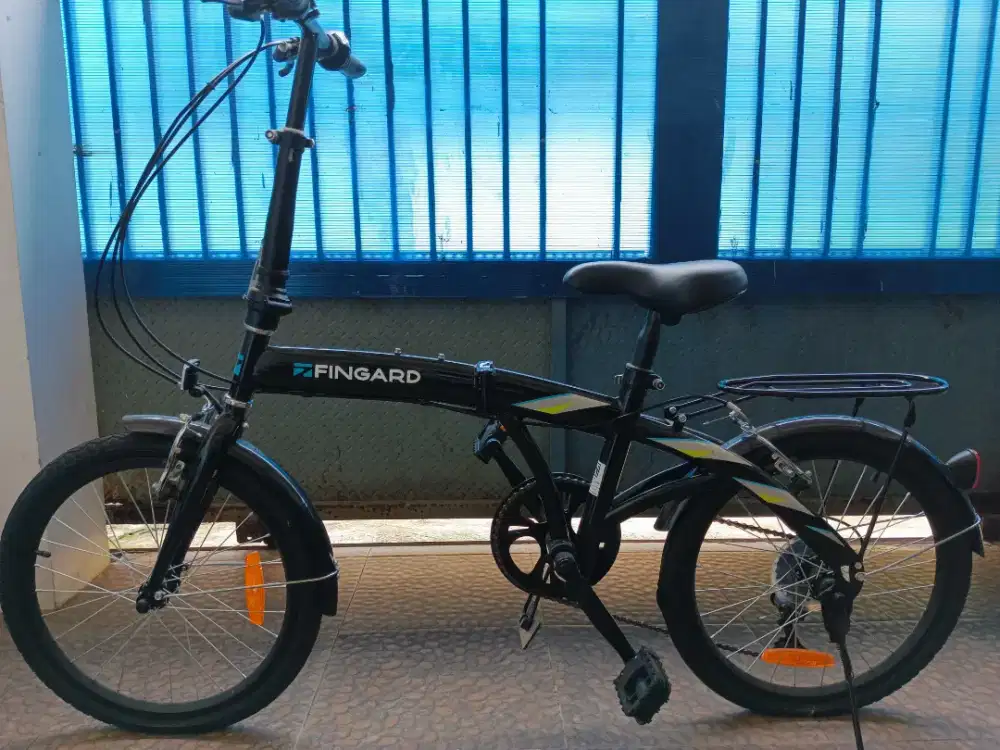 Jual Sepeda Lipat Fingard 20inch (6 Speed) Full Ori Like New