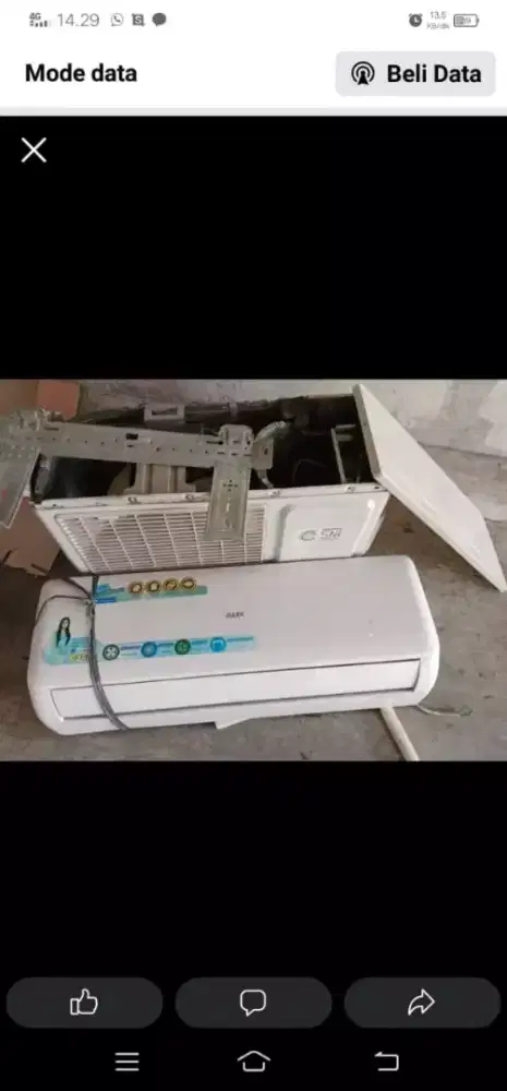 Menerima AC dan genset rusak