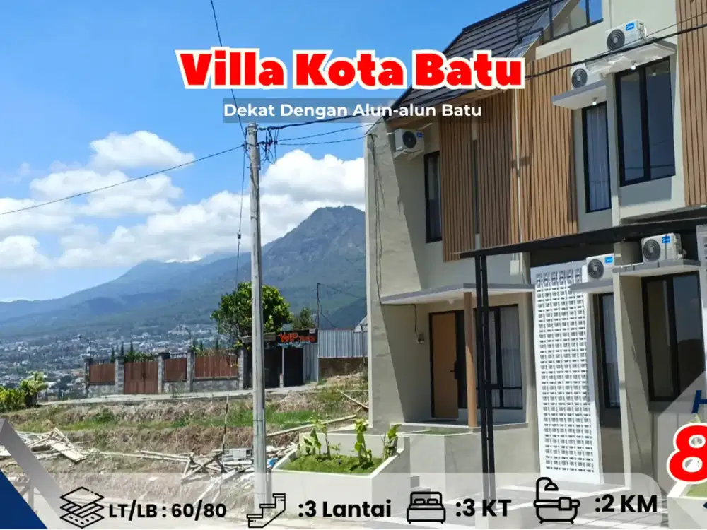 Villa Flower Garden Junrejo – Hunian Sejuk di Jantung Wisata Batu