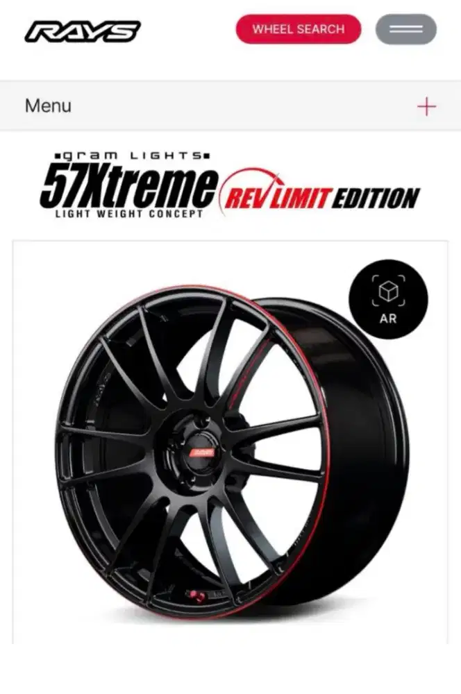 FS : Velg RAYS gramlight 57Xtreme (ORI Japan)