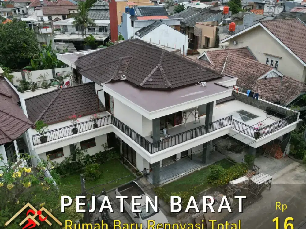 DIJUAL RUMAH BARU RENOVASI TOTAL DI PEJATEN BARAT JAKARTA SELATAN