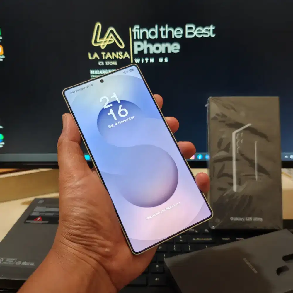 Samsung S25 Ultra 5G + Cahrger 25W Like New No Minus Fullset Resmi