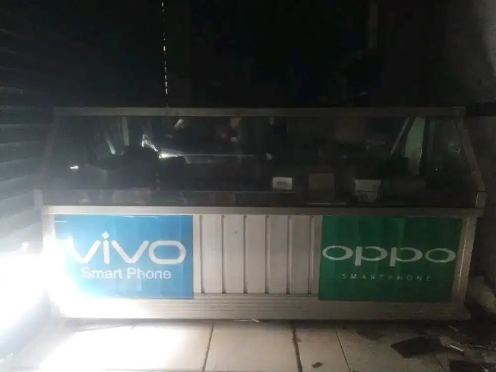 Etalase konter Alumunium